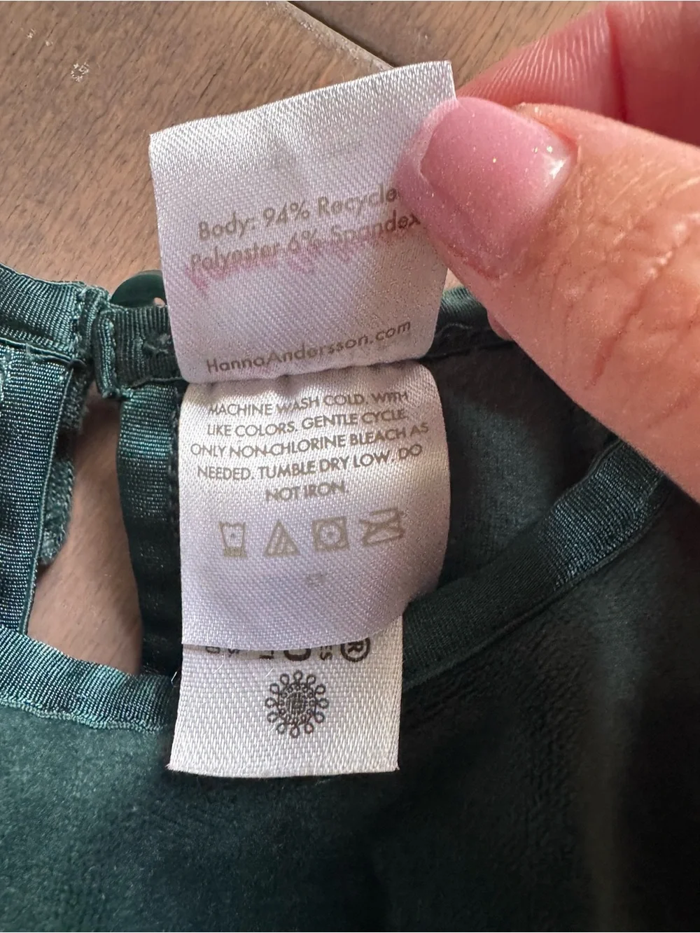 Hanna Andersson Baby Velour Party Dress